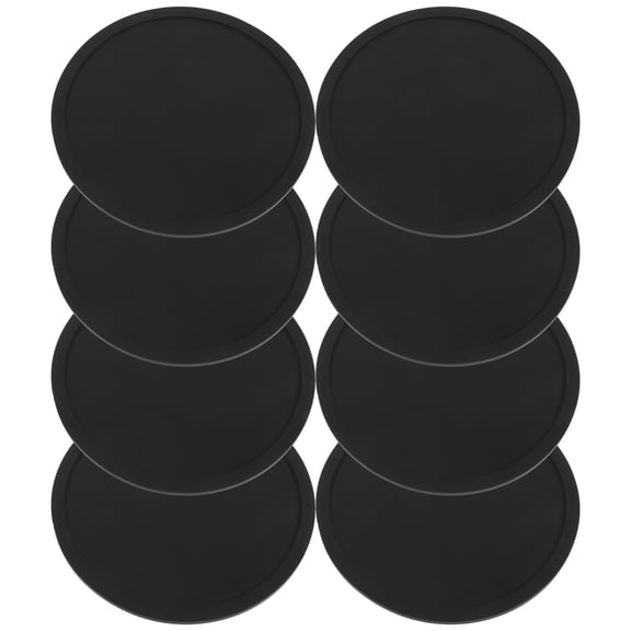 PTOOTP Simple Design Silicone Coasters for General Users 8Pcs 4In