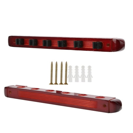 

Pool Rack 15.4in Wooden Pool Sticks Holder Billiard Lovers Billiard Room Game Room For Home