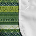 thumbnail image 4 of Aztec Microwave Oven Cover, Greenish Colors Motifs Modernized Look of Mexican Ornaments, Water Resistant Organizer with Pockets for Kitchen, 36" x 12", Yellow Green Fern Green, by Ambesonne, 4 of 4