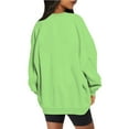 thumbnail image 3 of Womens Sweatshirts Cute,Oversized Sweatshirts for Women Crewneck, Women's Autumn Winter Long Sleeve Pullover Tops Solid Color T-shirts Shirts,Moda OtoñO Mujer, 3 of 6