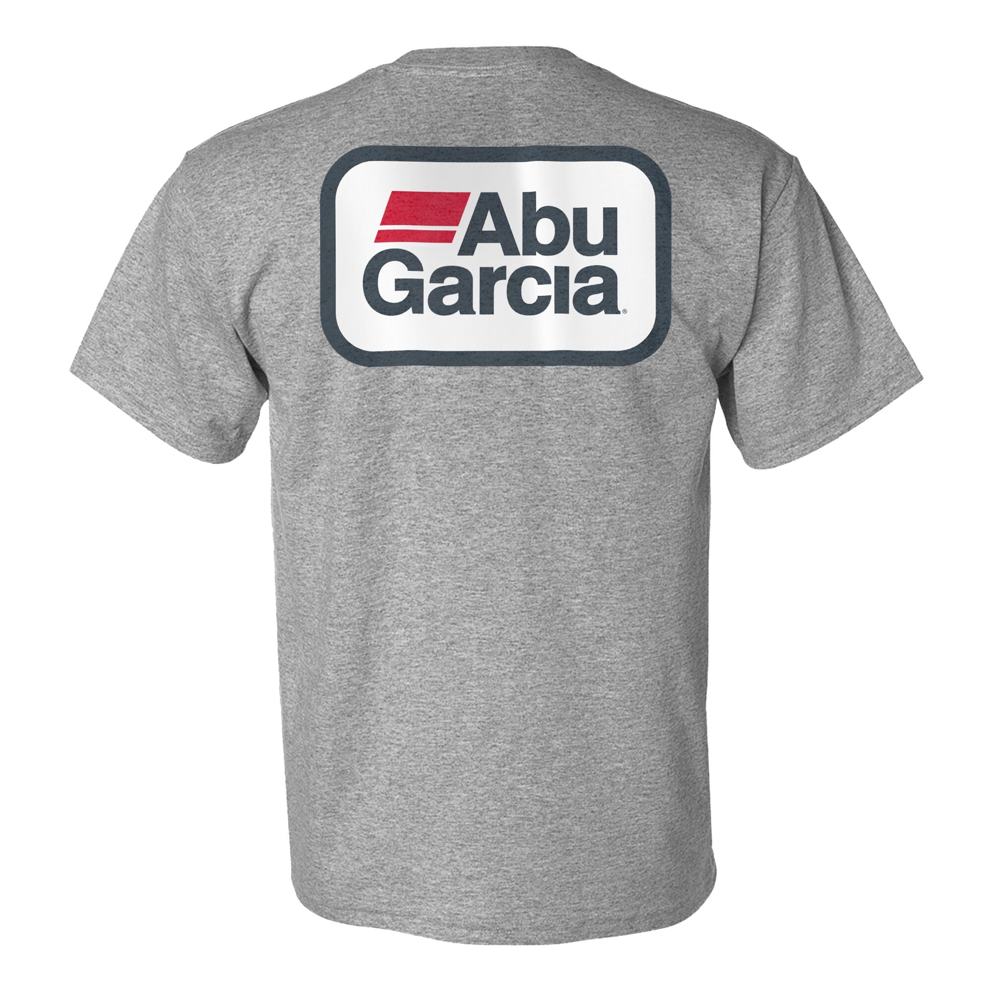 Abu Garcia Patch Logo Short Sleeve T-Shirt, Heather Grey, Size XL