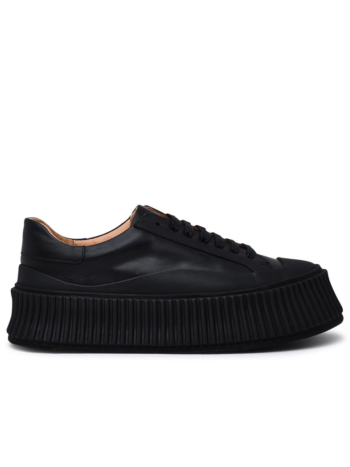 JIL SANDER Black Leather Sneakers - Walmart.com