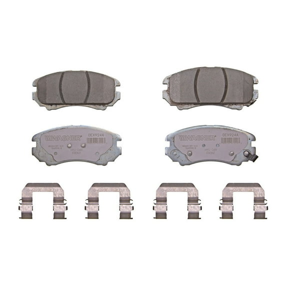 Disc Brake Pad Set Fits select: 2012-2013 KIA SOUL, 2007-2008 HYUNDAI ELANTRA