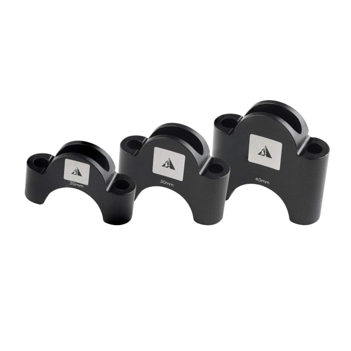 Aerobar Bracket Riser Kit Riser Kit 40mm, Kit includes a pair of