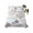Grey Cream, variant on King Flat Sheet 105"x98", Coastal Starfish Soft Lightweight Bedding Flat Sheets Only, Ocean Multicolor Coral Shell Conch Brushed Microfiber Top Bed Sheet, Breathable StainResistant Bedsheets