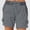 Grey, variant on CHUOU Women Casual Elastic Waist Pocket Cargo Shorts Spring Fashion Hiking Outdoor Casual Shorts