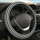 thumbnail image 5 of Balery Black And White Stripes Fundas elásticas antideslizantes para volante, funda protectora universal para hombre y mujer, 15 pulgadas, accesorios para coche., 5 of 6
