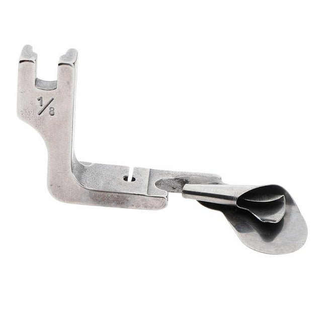 GUOOL Rolled Hemmer Presser Foot with Binder for Flat Bed Sewing Machine Part - 3mm