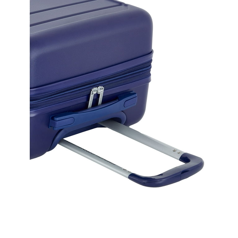 French Connection 22in Expandable Rolling Carry-On, Blue photo 7