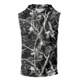 thumbnail image 6 of Men’s Sleeveless Hoodie Vest with Drawstring Hood and Front Pocket Casual Loose Fit Camouflage Print Athletic Top for Outdoor Activities, 6 of 7