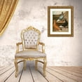 thumbnail image 3 of Gustav Prütz 20x24 Gold Ornate Framed and Double Matted Museum Art Print Titled - Smooth, Flat-Blind Long-Beaked Tomcat II (1884-1886), 3 of 4