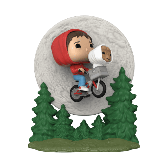 Funko Glow-in-the-Dark Elliott and E.T. Flying Vinyl Figure, 8.39"
