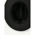 thumbnail image 2 of Sombreros de ala grande para hombres y mujeres, sombreros de jazz de lana de moda, estilo inglés, otoño e invierno, nuevos, 2 of 5