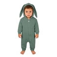 thumbnail image 3 of XXWXYD Baby Boy Girl Easter Outfit Bunny Ear Hoodie 𝖱omper Long Sleeve Jumpsuit Baby Spring Bodysuits 0-12 Months Clothing Wear, 3 of 4