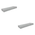 thumbnail image 3 of Ounissouiy Stretch Bench Cover Dining Room Chair Washable Home Decor Dustproof for Home 2piezas gris claro, 3 of 6