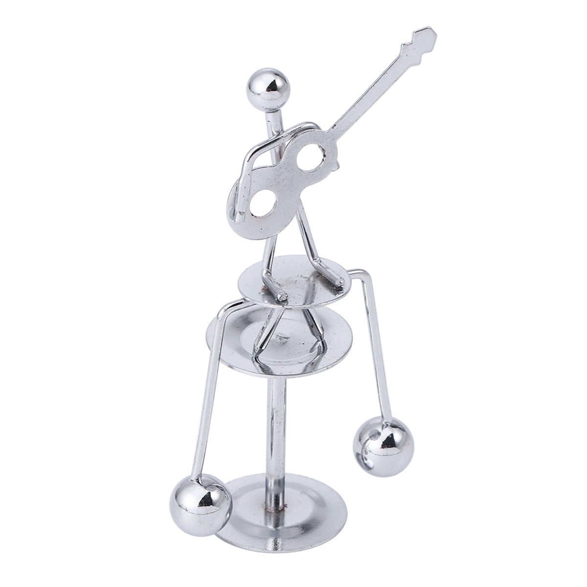 Creative Little Iron Figurine Balance Ball Swinging Tumbler Craft Metal Craft 