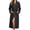 Black, variant on UVN Long Robes for Women Long Sleeve Kimono Bathrobe Waffle Knit Wrap Robe Soft Cozy Lightweight Sleepwear Nightgown with Pockets