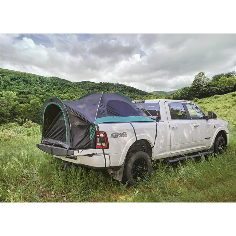 Guide Gear Compact Truck Tent for Camping, Camp Tents for Pickup Trucks,  Fits Truck Bed Length 72-74, Waterproof Rainfly Included, Sleeps 2