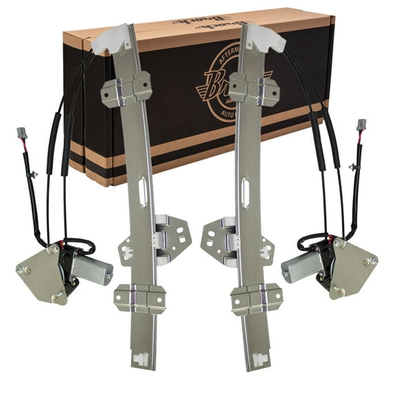 Brock Window Regulator w/ Motor for 1994-1997 Accord Sedan/Wagon 4 Pins Front Set 72250SV4A01