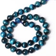 thumbnail image 2 of Natural Stone Tiger's Eye Beads Round Loose Beads 6/8/10 mm for Jewellery Making DIY Charm Bracelet, 2 of 6