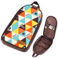 thumbnail image 1 of Bolsa de tabla de cortar para exteriores de exportación, bolsa de utensilios de cocina portátil, bolso de mano para acampar, bolsa de almacenamiento de tenedor de carne con espátula, patrón LingWen 8390612795756, 1 of 1