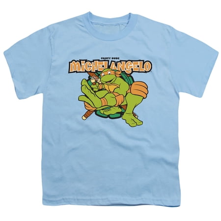TMNT Teenage Mutant Ninja Turtles Party Dude Michelangelo Unisex Youth T Shirt