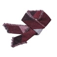 thumbnail image 1 of Mode Femmes Laine Mélange Plaid Wrap Hiver Chaud Molleton Foulard Châle Écharpe, 1 of 5