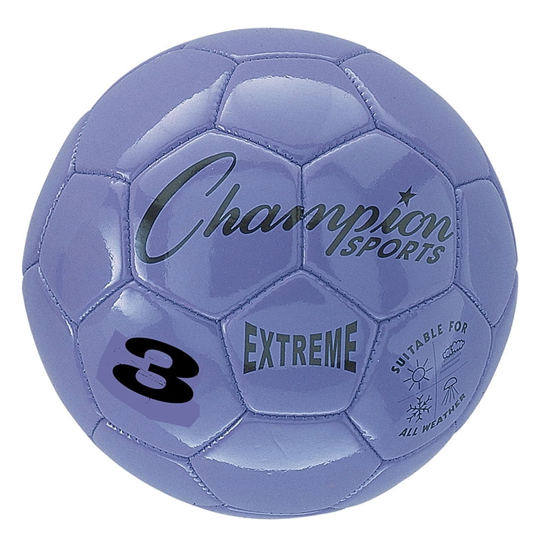 Champion Sports Extreme Series Soccer Ball Size 3 Youth League All Weather Soft Touch Maximum