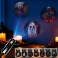 thumbnail image 3 of Halloween Projector Night Light, 2-in-1 USB 360-Degree Adjustable Starry Pattern Lamp for Car Interiors, Bedrooms and Holiday Atmosphere, 3 of 6
