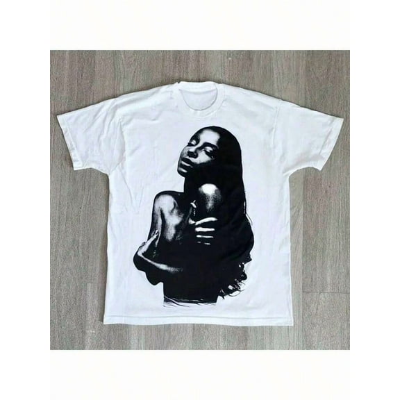 Sade - Love Story Vintage Album Cover Vintage T-Shirt Big Prints