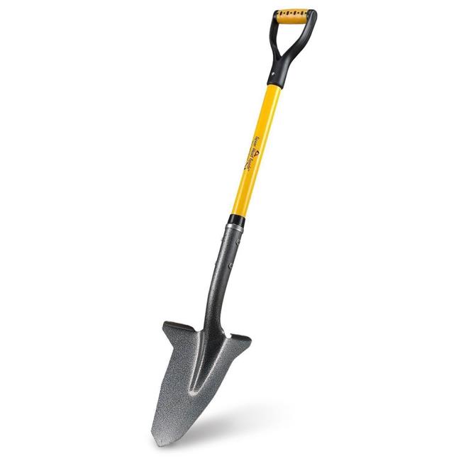 Spear Head Spade SHFD3 Yellow Short Reinforced Fiberglass Handle with