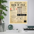 thumbnail image 4 of 71st Birthday Party Decor Poster 71 Years Ago Back In 1953, 4 of 5