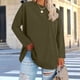 thumbnail image 1 of Uootdi Women's Plus Size Tops Crewneck Long Sleeve Sweatshirt Oversized Casual Loose Fit Basic T Shirts Blouse Gift, 1 of 5