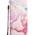 thumbnail image 6 of Case for iPhone XR, iPhone XR Wallet Case Cute with Kickstand Magnetic and Card Holder Leather Flip Protective Case for Women Compatible with iPhone XR Marble Rose Gold, 6 of 12