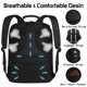 thumbnail image 3 of Mochila Mogplof 55L-60L extra grande para portátil de 18,4 pulgadas con USB, 3 of 7