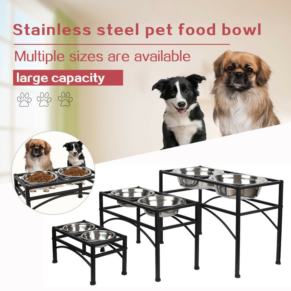 Elevated Dog Feeding Table for Large Size Dog / Raised Feeder for