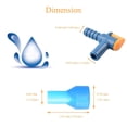 thumbnail image 2 of Hydration Connector Silicone Nozzle Kit, 2 of 5