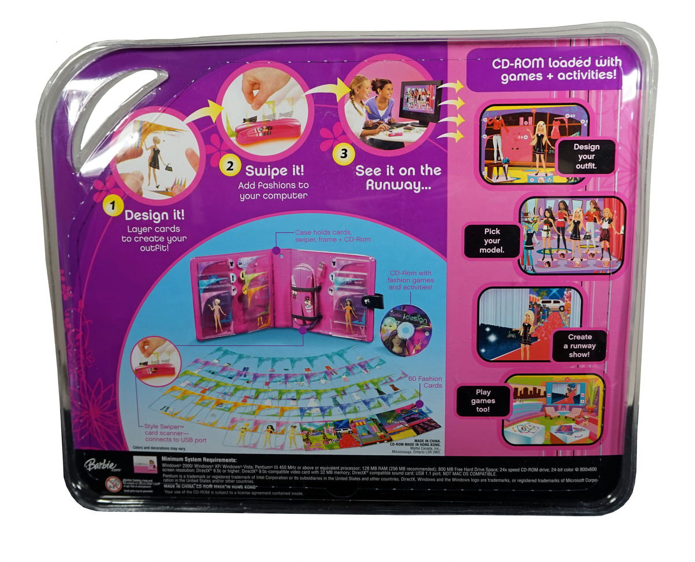 Barbie Idesign Ultimate Stylist Interactive Design Studio Create Tons of Fashion Combos