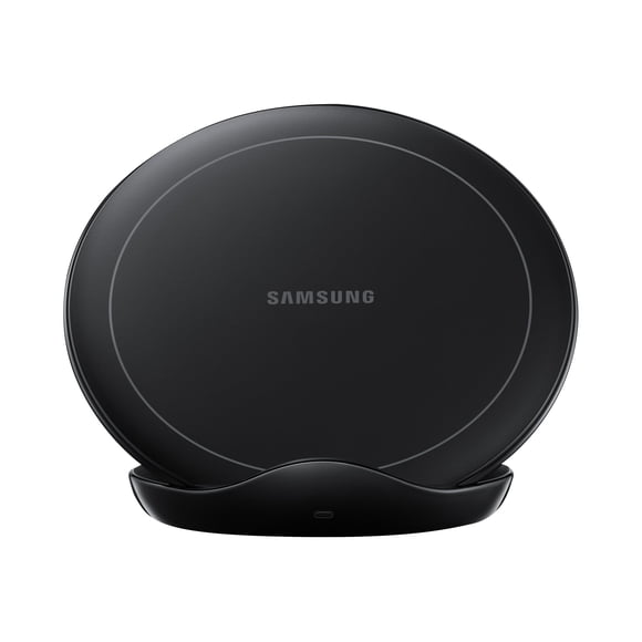 Samsung Wireless Charger Stand EP-N5105 - Wireless charging stand - 1 A - FC - black - for Galaxy Note5, Note7, Note8, S10, S10 5G, S10+, S10e, S6, S7, S8, S8+, S9, S9+