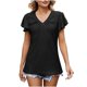 thumbnail image 4 of Fiudx Ofertas Flash Artículos En Oferta Blusa de Manga Corta con Estampado de Moda para Mujer, Camiseta Divertida con Cuello Redondo, Camiseta Sin Mangas, 4 of 5