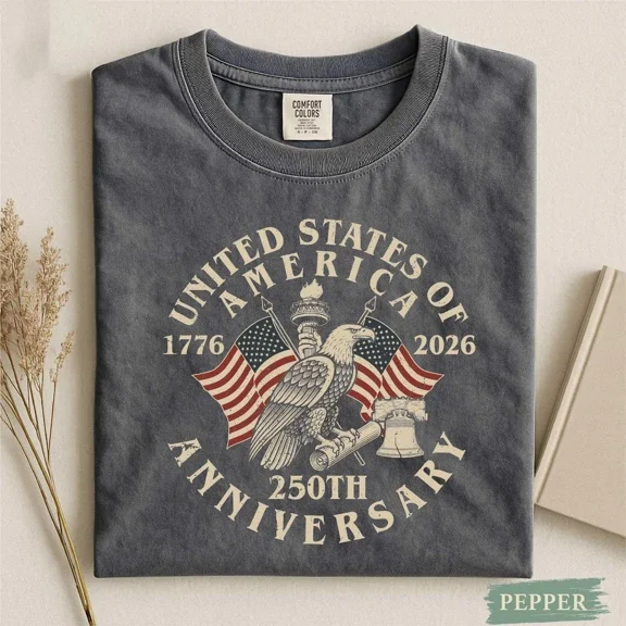 250th Anniversary USA Shirt, America 250 Years Celebration T-Shirt, Patriotic Unisex Tee