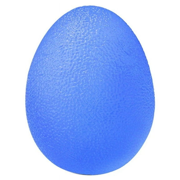 Blue Rubber Hand Grip Egg Men Women Gym Fitness Finger Heavy Exerciser