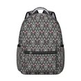 thumbnail image 1 of Boho Chic Vintage Fashion School Backpack with Rustic Home Decor Patterns, Wear-Resistant Material, Adjustable Shoulder Straps, Large Capacity Backpack for Student’ Outdoor Activities, 1 of 6