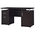 thumbnail image 4 of Scranton & Co 2-Drawer Contemporary Wood Computer Desk in Cappuccino, 4 of 12