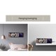 thumbnail image 4 of Reloj digital grande LED de pared, temperatura y fecha en pantalla, reloj despertador con espejo de pared montado, decoración del hogar, 4 of 9