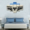 thumbnail image 3 of TISHIRON 5PCS Framed Canvas Wall Art Set,60"x40" Air Force Plane -SR-71 Blackbird Canvas Art Decor, 3 of 7