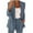 Light Blue, variant on Aboser Two Piece Blazer Outfits for Women Business Casual Work Sets Open Front Pants Set Long Sleeve Blazer Suit Jackets with Pants