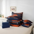 thumbnail image 6 of Manfei Sports Theme Bedding Comforter Set 7pcs,American Football Queen Bedding Sets,Chicago Queen Sheet Sets For Child Boys,Microfiber Bedroom Decorative,Reversible, 6 of 8