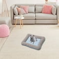thumbnail image 2 of Guanhe Dog Mat, Fluffy Cat Pad Dog Blanket Non Slip Pet Mats for Warm Sleeping, Machine Washable Bed for Dogs,17.72x13.78IN, 2 of 7