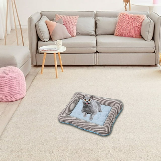 Dog Bed Mat Soft Crate Mat With Anti-Slip Pet Mattress For Dog Sleeping